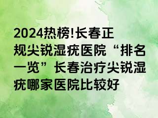 2024热榜!长春正规尖锐湿疣医院“排名一览”长春治疗尖锐湿疣哪家医院比较好